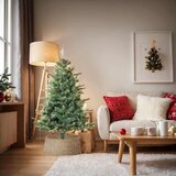 vidaXL ogrlica za božićno drvce smeđa 75 x 75 x 25 cm morske cvjetnice Cijene