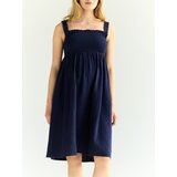 Reserved Midi haljina od muslina - mornarsko plava | shoptok.hr