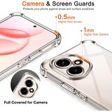 Techsuit Shockproof Clear Silicone prozirna maskica otporna na udarce za Honor 400 Pro | shoptok.hr
