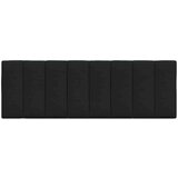 vidaXL Vzglavna stranica črna 120 cm blago | Shoptok.si
