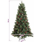  Umjetno božićno drvce s nogom 150 cm 150 LED lampica - 150 cm s LED svjetlima | shoptok.hr