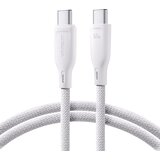 Joyroom USB-C kabel 60 W za hitri prenos Večbarvna serija 1 m bela, (21831647) | Shoptok.si