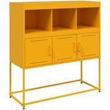 Maison Chic Komoda - Predalnik gorčično rumena 100,5x39x107 cm jeklo, (21715633) Cene