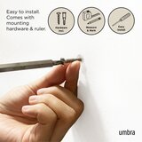 Umbra Mat bijela zidna vješalica od masivnog bora 81 cm Flip – | shoptok.hr