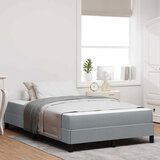 vidaXL Krevet s opruga kutije Ostalo Svjetlosiva 120 x 200 cm tkanina | shoptok.hr