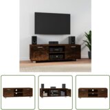 The Living Store TV omarica dimljeni hrast 120x40,5x35 cm inženirski les - TV Omarica, (21738392) | Shoptok.si
