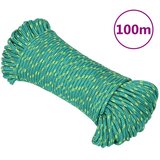  Brodski konop zeleni 4 mm 100 m od polipropilena | shoptok.hr