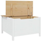  Stolić za kavu s ladicama Bijela i medeno smeđa 79.5 x 79.5 x 49 cm - Bijela i medeno smeđa | shoptok.hr