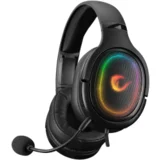 slušalice sa mikrofonom gaming rampage RX6 x-horse black PC/PS4, usb, rgb led, 7.1, odvojiv mikrofon