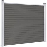 PANEL za ogradu WPC 180 x 146 cm sivi | Eponuda.com