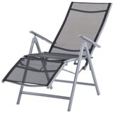Garden Pleasure Črn kovinski vrtni stol Ariola – | Shoptok.si