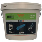 System Leveling Komplet 1mm(500 spona + 200 kajli + klešta) | Eponuda.com