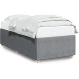 Furnova Posteljni okvir brez vzmetnice svetlo siv 90x190 cm blago, (21936946) | Shoptok.si