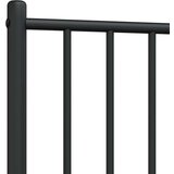  Metalno zamjensko uzglavlje crno 75 cm | shoptok.hr