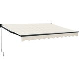 Tenda na uvlačenje krem 3,5 x 2,5 m od tkanine i aluminija | shoptok.hr