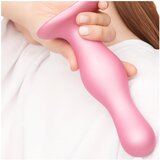 Strap-On-Me Curvy M - valoviti, strap-on dildo (ružičasti) | shoptok.hr
