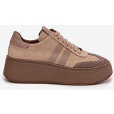 Zazoo Leather Suede Women's Sneakers On Platform | ePonuda.com