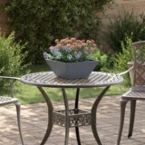 vidaXL Plastična saksija 5 pcs Antracit 35 x 35 x 15 cm Čelik | shoptok.hr