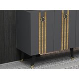Hanah home komoda isil - anthracite, gold anthracitegold console | ePonuda.com