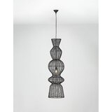 Nova Luce Mat črna viseča svetilka iz vrvi ø 38 cm Breena – | Shoptok.si