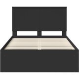  Krevetna konstrukcija Crna 120 x 200 cm Čvrsto borovo drvo | shoptok.hr