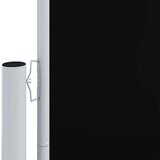 vidaXL Uvlačiva bočna tenda crna 180 x 1200 cm | shoptok.hr