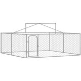 Vanjski kavez za pse s krovom 300 x 300 x 150 cm | shoptok.hr
