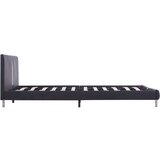  Posteljni okvir črno umetno usnje 140x200 cm | Shoptok.si