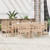  7-dijelni vrtni blagovaonski set od masivne borovine | shoptok.hr