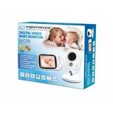 Esperanza Jacob Baby Monitor s 3,2" LCD zaslonom, bijele boje | shoptok.hr