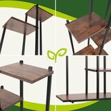 Gardlov 27788 Metalni Stalak za Cvijeće – 6 Razina, Loft Stil, MDF Police, Visina 113 cm | shoptok.hr