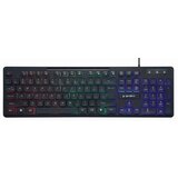 Gembird KB-UML-02 rainbow multimedijalna tastatura sa pozadinskim osvetljenjem, us layout usb | ePonuda.com