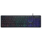 Gembird Tastatura KB-UML-02 Rainbow backlight multimedia keyboard, USB, USA layout | Eponuda.ba