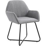 Maison Chic Jedilni stoli - Vzorci stoli 4 kosi svetlo sivo blago A915, (22032682) | Shoptok.si