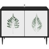  ormar HANAU 69 x 33 x 50,5 cm Crni hrast Konstruirano drvo | shoptok.hr