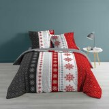 Douceur d intérieur Kompleti posteljnine PYRENEE Rdeča | Shoptok.si