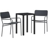  Set vanjskog namještaja 3 kom. Antracit Čelik | shoptok.hr
