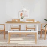 vidaXL klop 110 cm masivni les guma | Shoptok.si