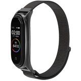  narukvica za sat nylon za xiaomi mi band 5/6/7 (05) crna Cene