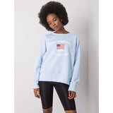 RUE PARIS Sweatshirt-RV-BL-6670.14-light blue | Shoptok.si