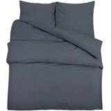  Set posteljine za poplun antracit 140x200 cm lagana mikrovlakna | shoptok.hr