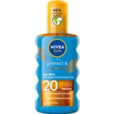 Nivea Sun Protect & Bronze Oil Spray SPF20 vodootporno ulje za zaštitu od sunca 200 ml