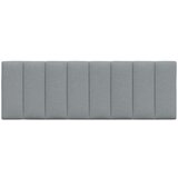vidaXL Vzglavna stranica svetlo siva 120 cm blago | Shoptok.si