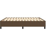  Box spring posteljni okvir temno rjav 160x200 cm blago, (20794674) | Shoptok.si