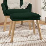 The Living Store Stolček za noge temno zelen 45x29,5x35 cm žamet - Stolček Za Noge, (21482222) | Shoptok.si