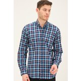Dewberry G741 MEN'S SHIRT-LACİVERT-BLUE | shoptok.hr