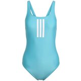 Adidas Ženski kupaći kostim 3S Mid Suit KD3988, Jednodelni, Tirkizni Cene