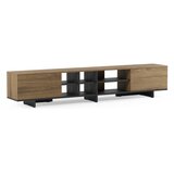 Marckeric Crna/u prirodnoj boji TV komoda u dekoru hrasta 230x44x36 cm Cequoia – | shoptok.hr