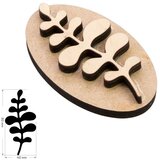  Leseni žig ROSA TALENT št. 14 Botanical 4x8 cm | Shoptok.si