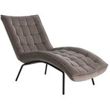 Ellos Home Sivo-bež baršunasti ležaljka Legend – | shoptok.hr